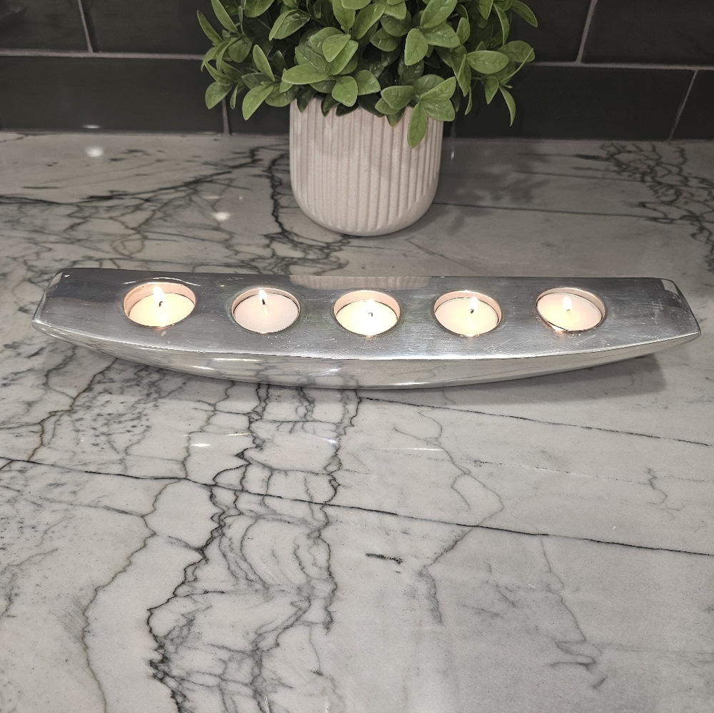 Dansk Classic Fjord Metal Tea Light Holder